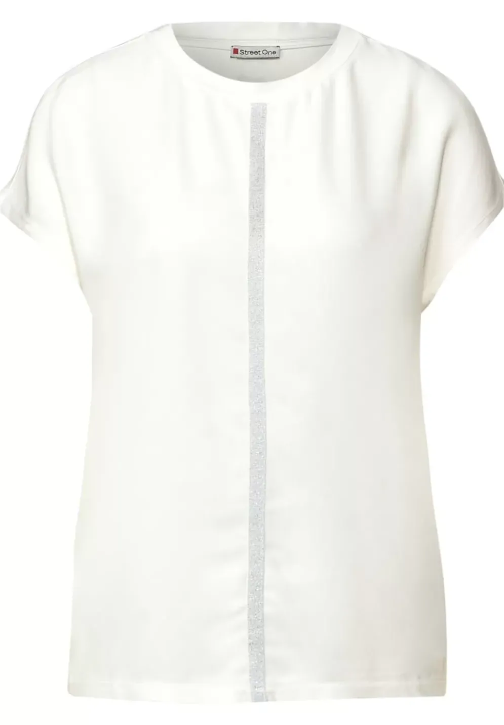 T-Shirt Mit Schimmerdetail