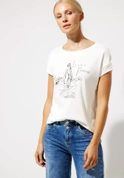 T-Shirt Mit Schimmerprint
