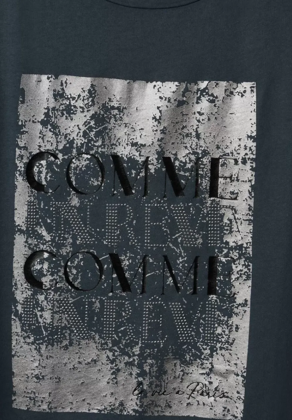 T-Shirt Mit Schimmerwording