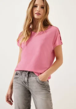 T-Shirt Mit Schulterdetail