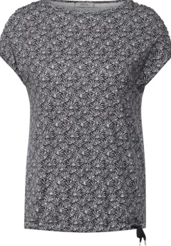 T-Shirt Mit Smock Schultern