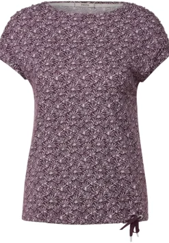 T-Shirt Mit Smock Schultern
