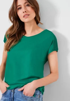 T-Shirt Mit Smockdetail