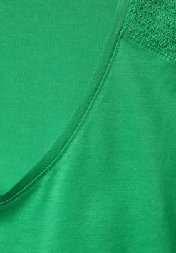 T-Shirt Mit Smockdetail