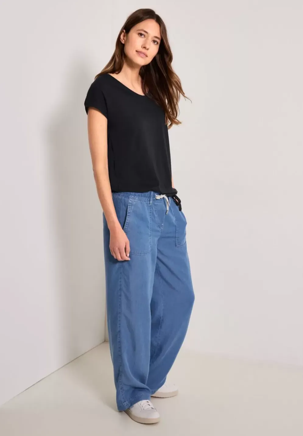 T-Shirt Mit Smockdetail