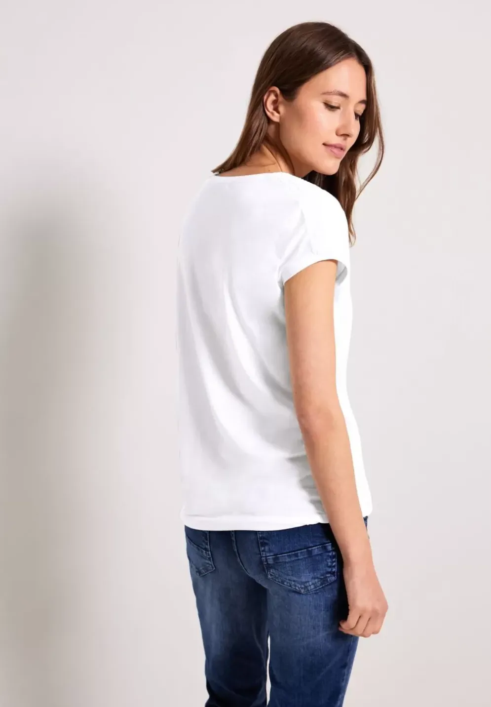 T-Shirt Mit Smockdetail