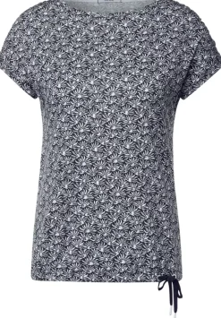 T-Shirt Mit Smok Schultern