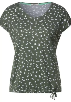 T-Shirt Mit Smokdetails
