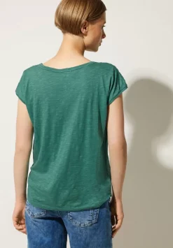 T-Shirt Mit Spitzendetail