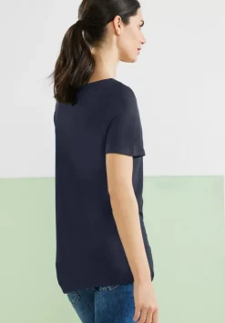 T-Shirt Mit Spitzendetail