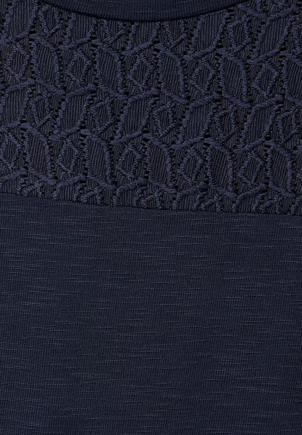 T-Shirt Mit Spitzendetails