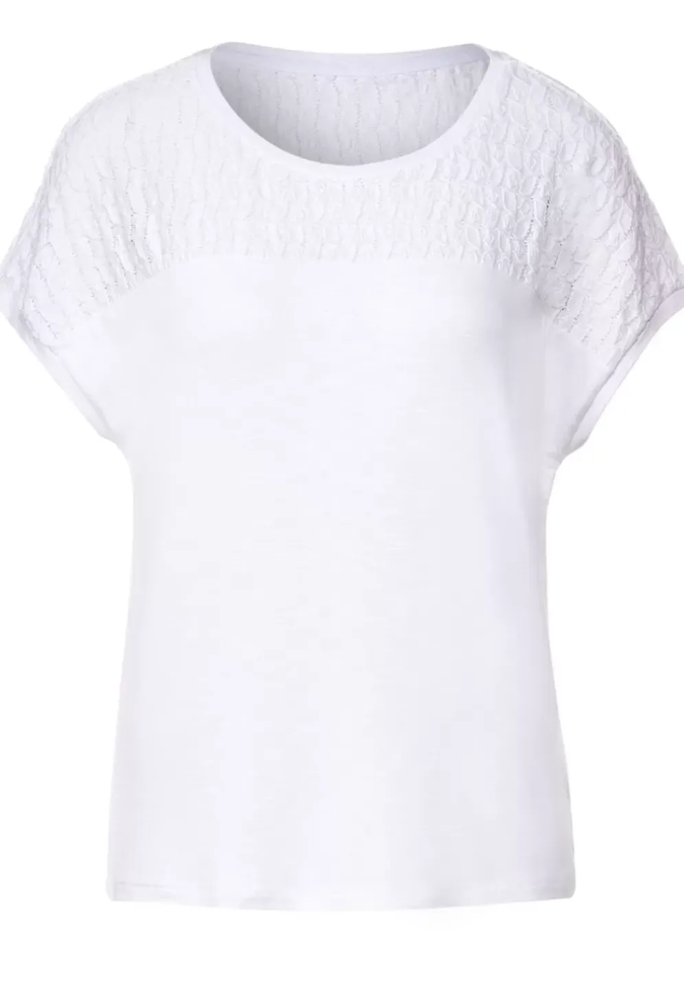 T-Shirt Mit Spitzendetails