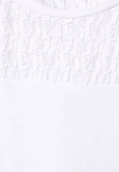 T-Shirt Mit Spitzendetails