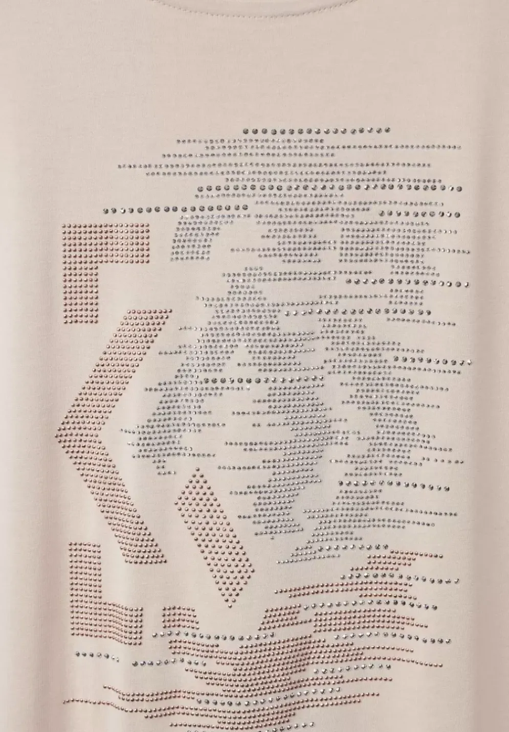 T-Shirt Mit Steinchendetails