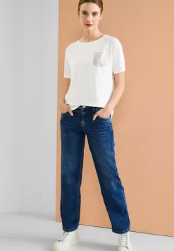 T-Shirt Mit Steinchendetails