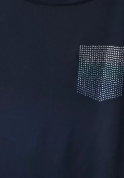 T-Shirt Mit Steinchendetails