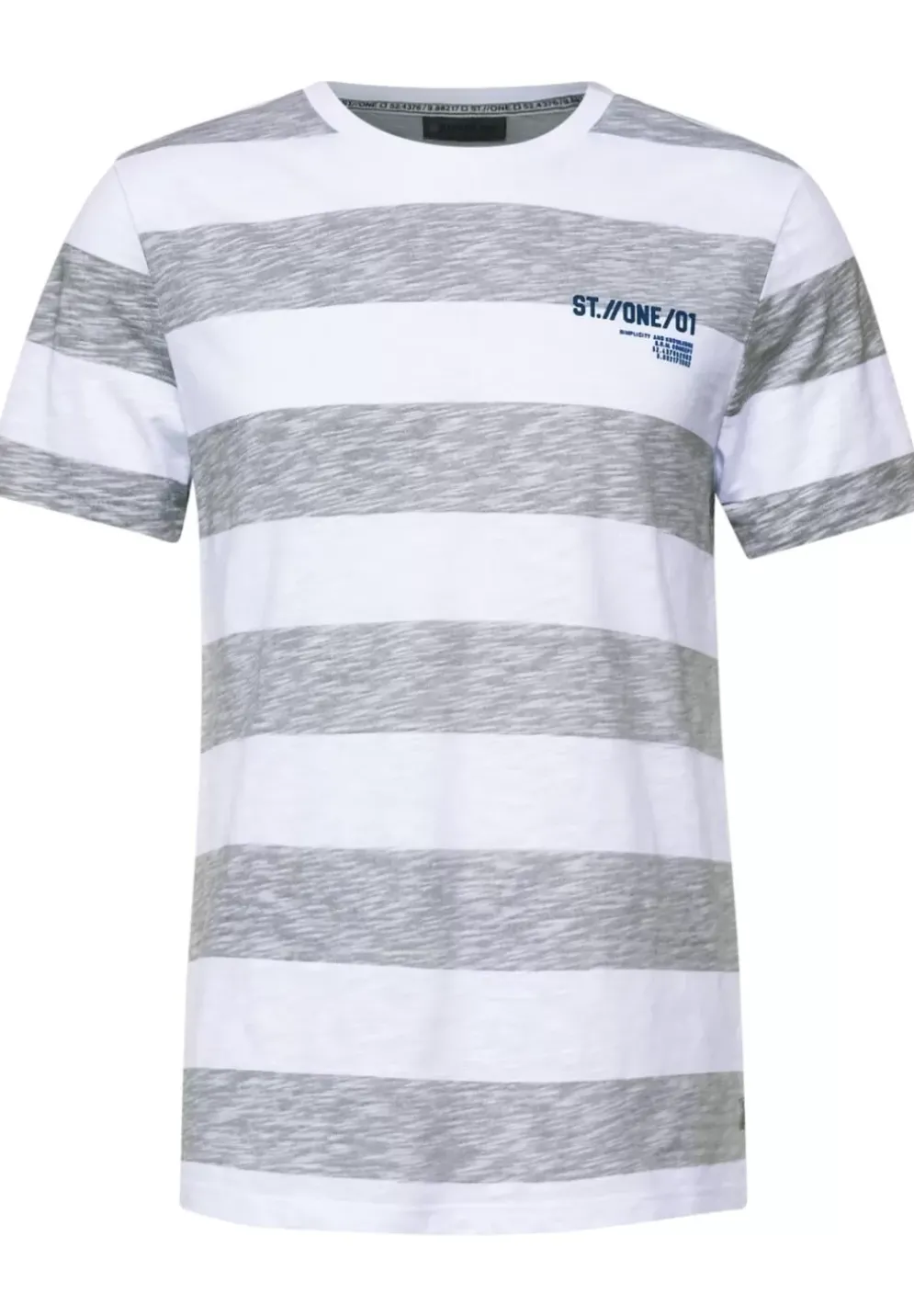 T-Shirt Mit Streifen Muster
