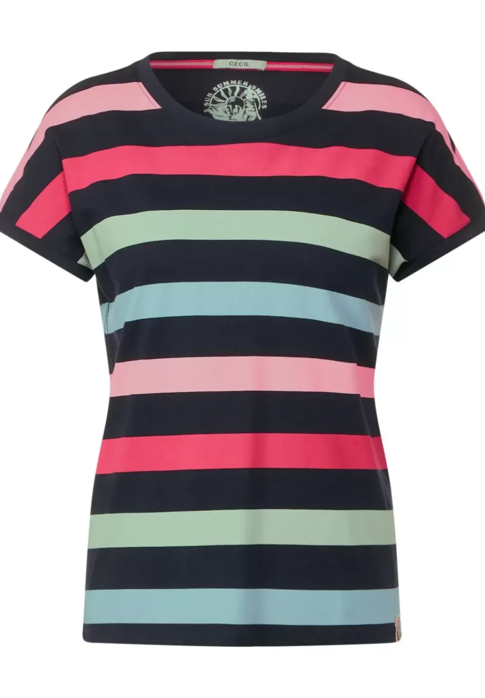 T-Shirt Mit Streifenmuster