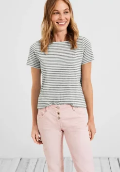 T-Shirt Mit Streifenmuster