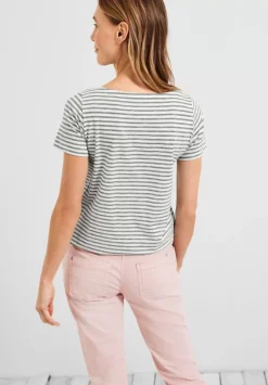T-Shirt Mit Streifenmuster