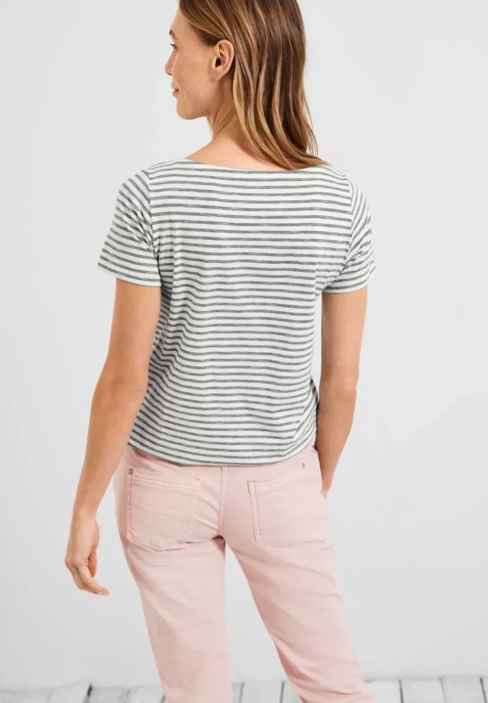 T-Shirt Mit Streifenmuster
