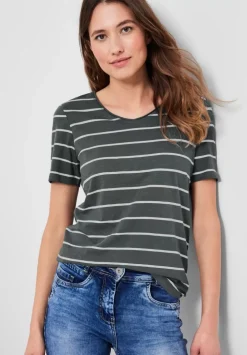 T-Shirt Mit Streifenmuster