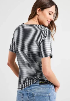 T-Shirt Mit Streifenmuster