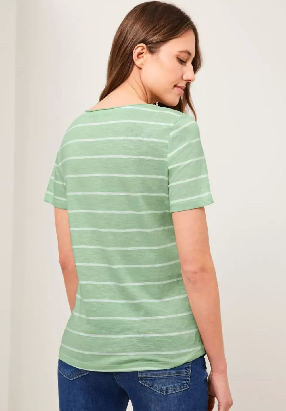 T-Shirt Mit Streifenmuster