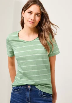 T-Shirt Mit Streifenmuster