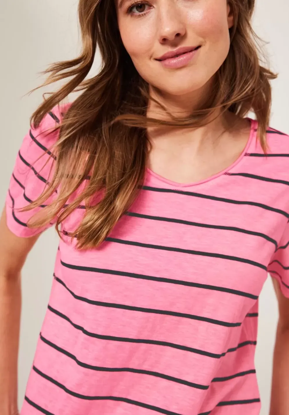 T-Shirt Mit Streifenmuster