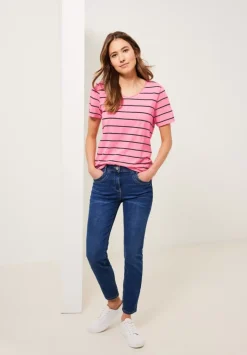 T-Shirt Mit Streifenmuster