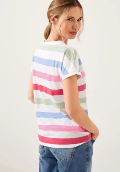 T-Shirt Mit Streifenmuster