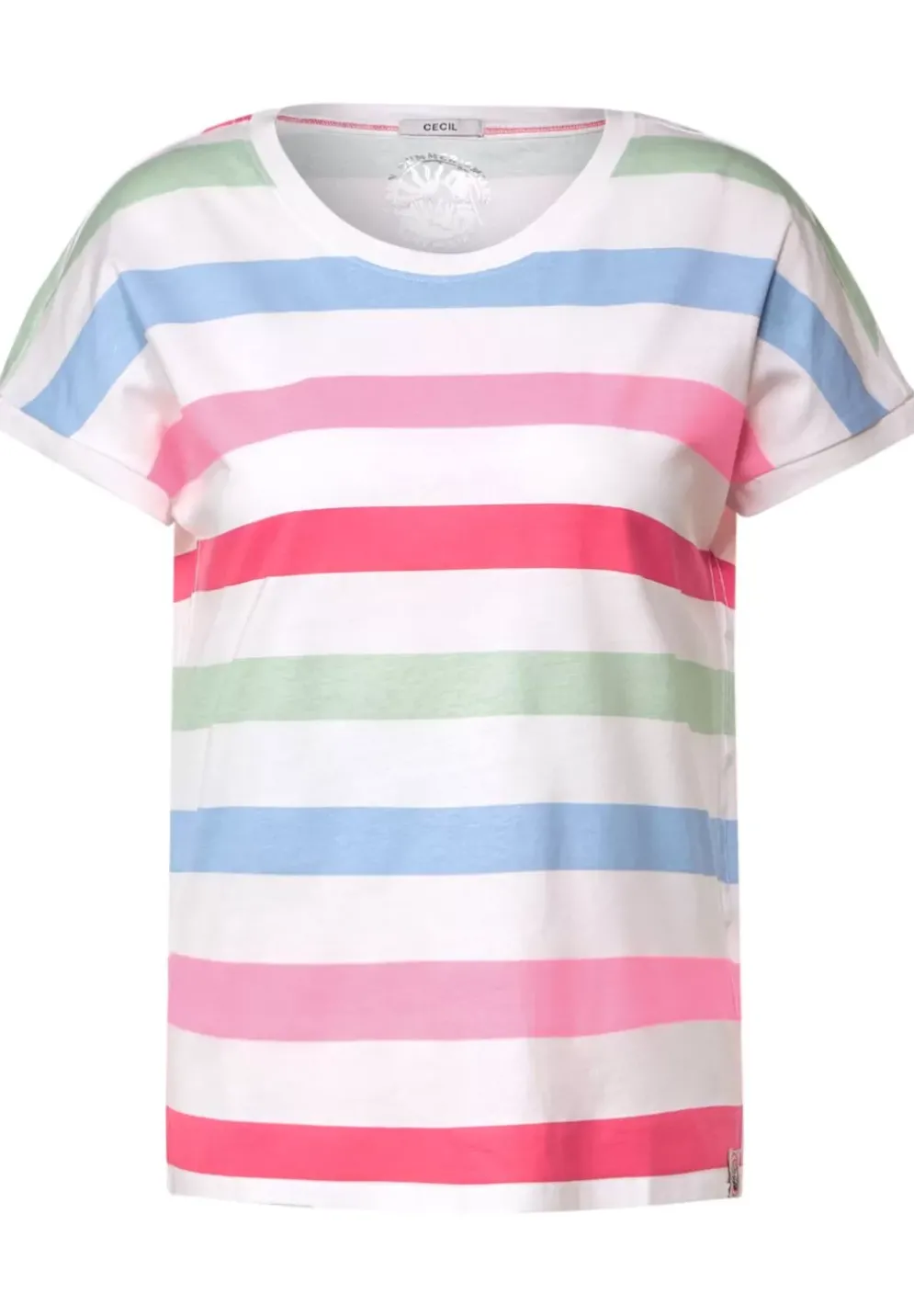 T-Shirt Mit Streifenmuster