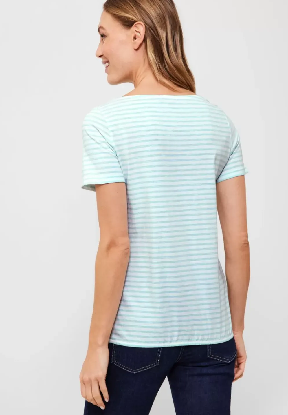 T-Shirt Mit Streifenmuster