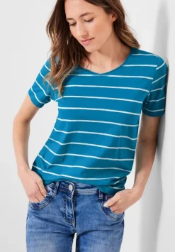 T-Shirt Mit Streifenmuster