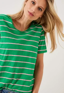T-Shirt Mit Streifenmuster