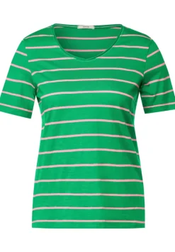 T-Shirt Mit Streifenmuster