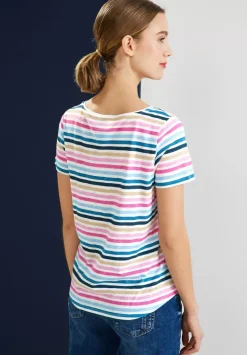 T-Shirt Mit Streifenmuster
