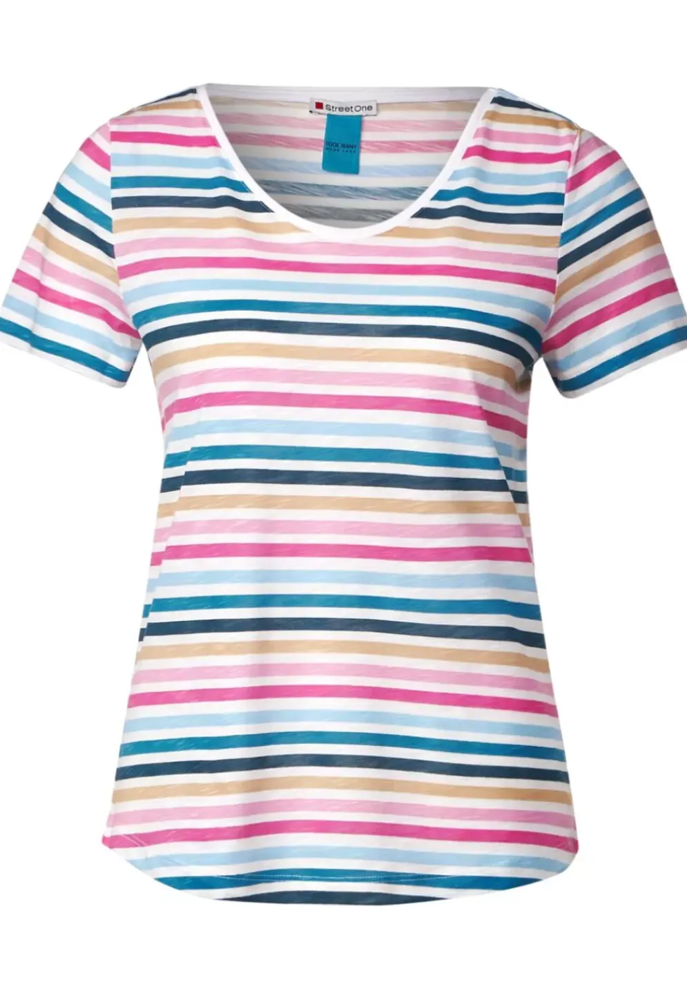 T-Shirt Mit Streifenmuster