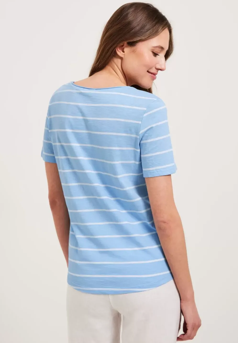 T-Shirt Mit Streifenmuster