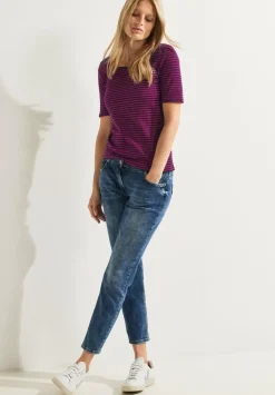 T-Shirt Mit Streifenmuster