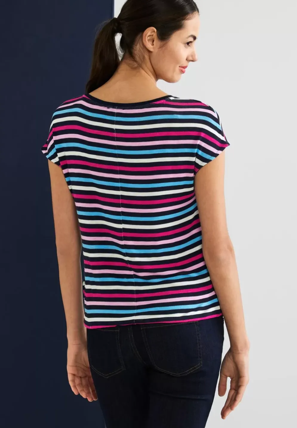 T-Shirt Mit Streifenmuster