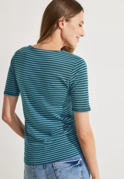 T-Shirt Mit Streifenmuster