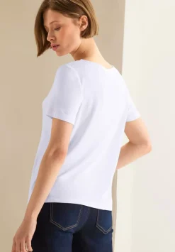 T-Shirt Mit Tapedetail