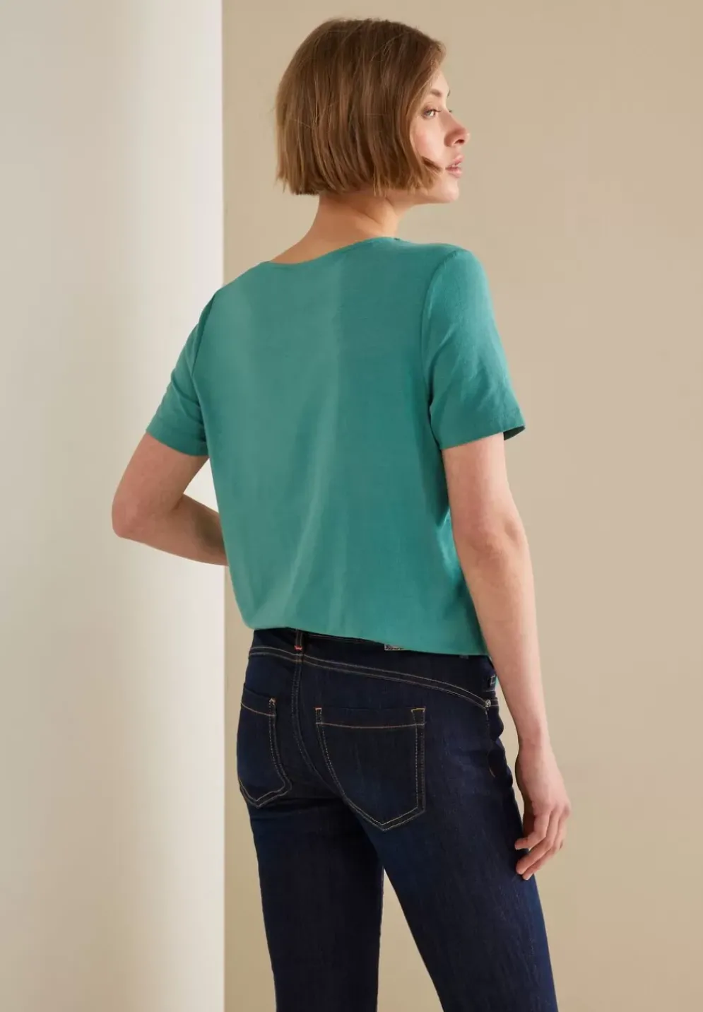 T-Shirt Mit Tapedetail