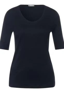T-Shirt Mit V-Ausschnitt