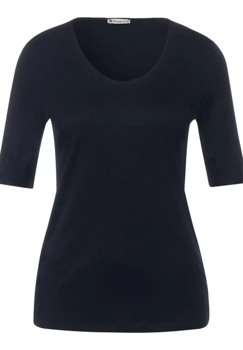 T-Shirt Mit V-Ausschnitt