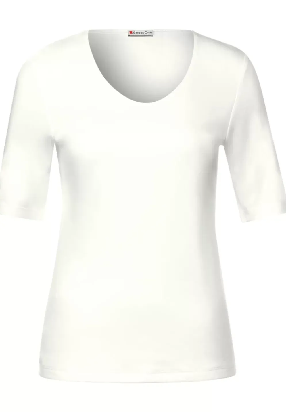 T-Shirt Mit V-Ausschnitt