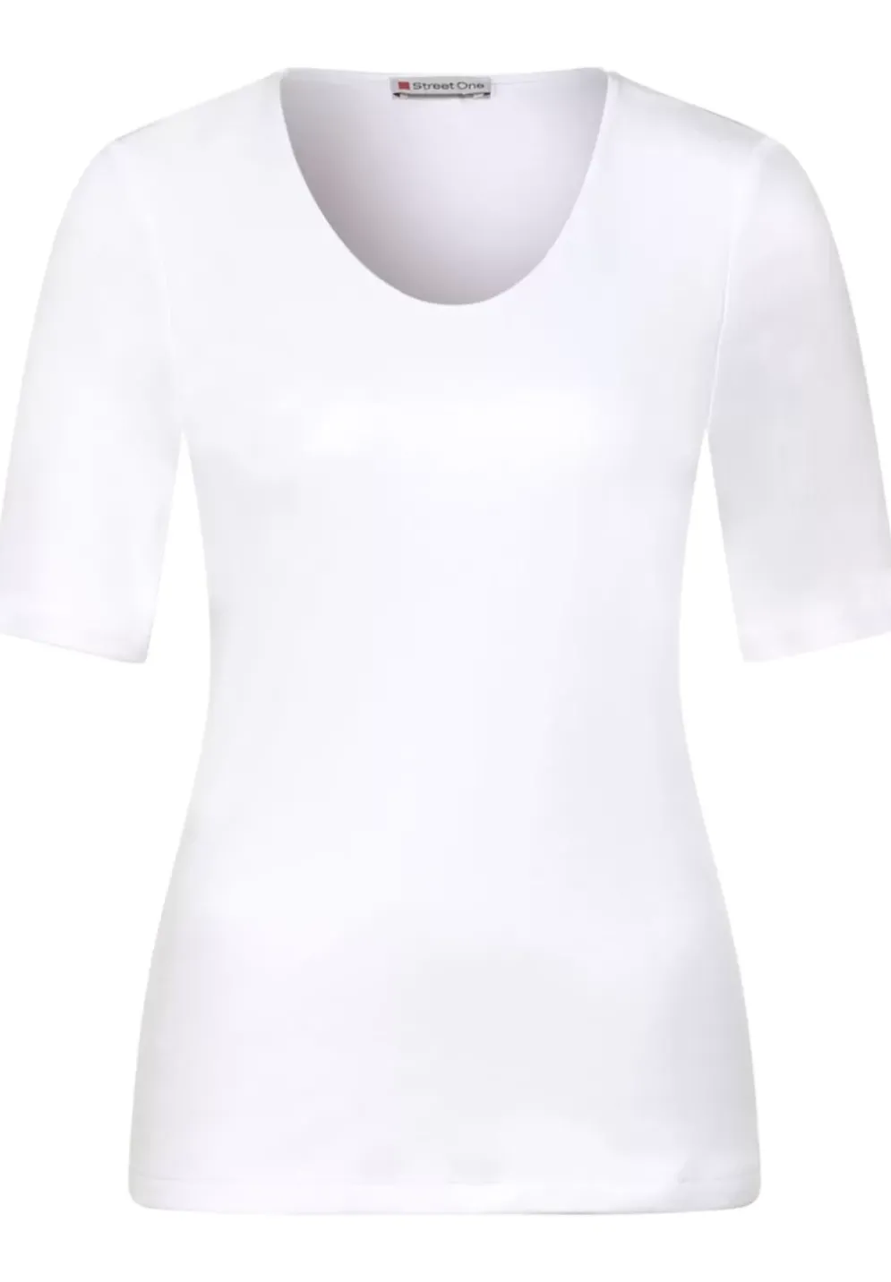 T-Shirt Mit V-Ausschnitt
