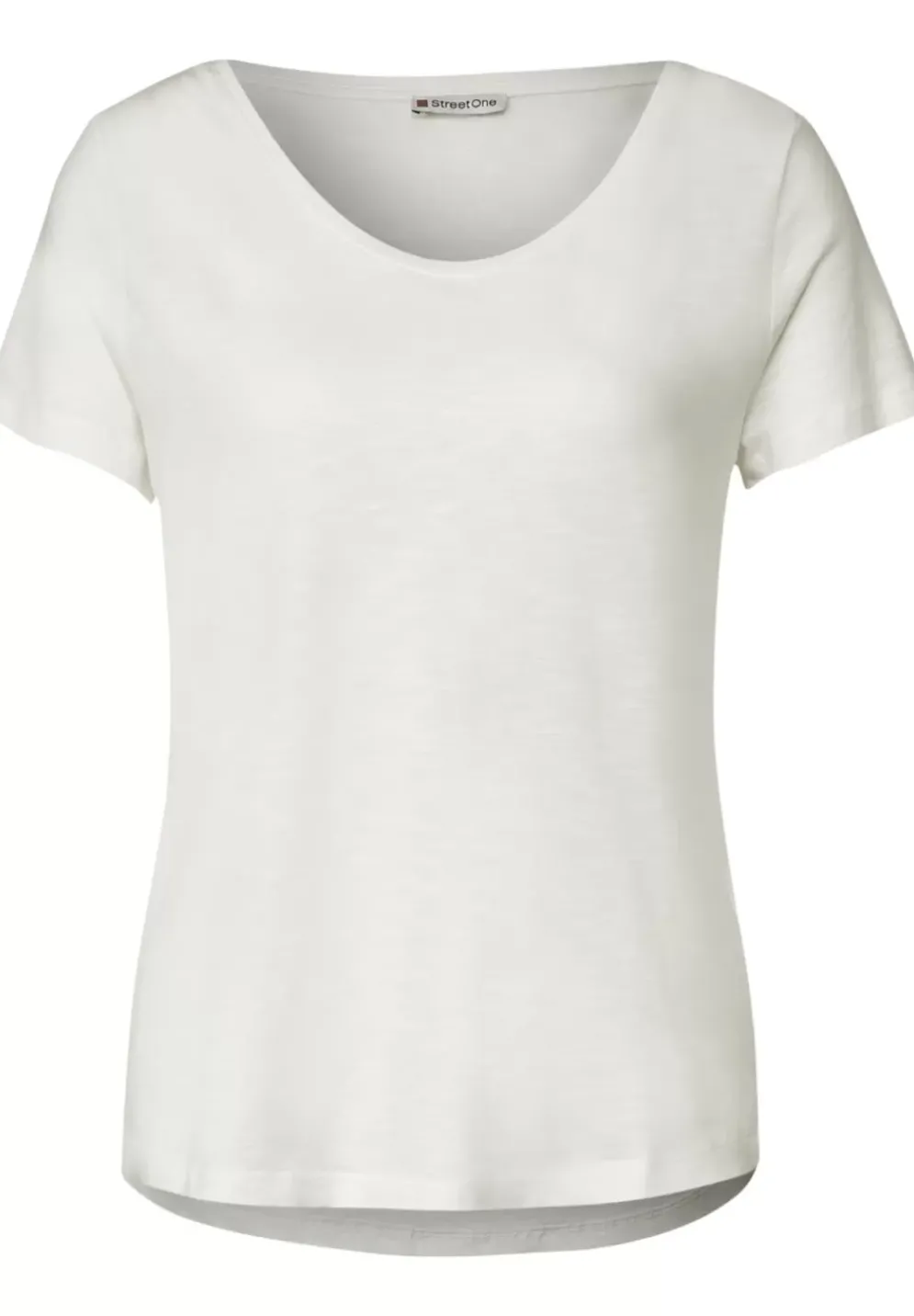 T-Shirt Mit V-Ausschnitt